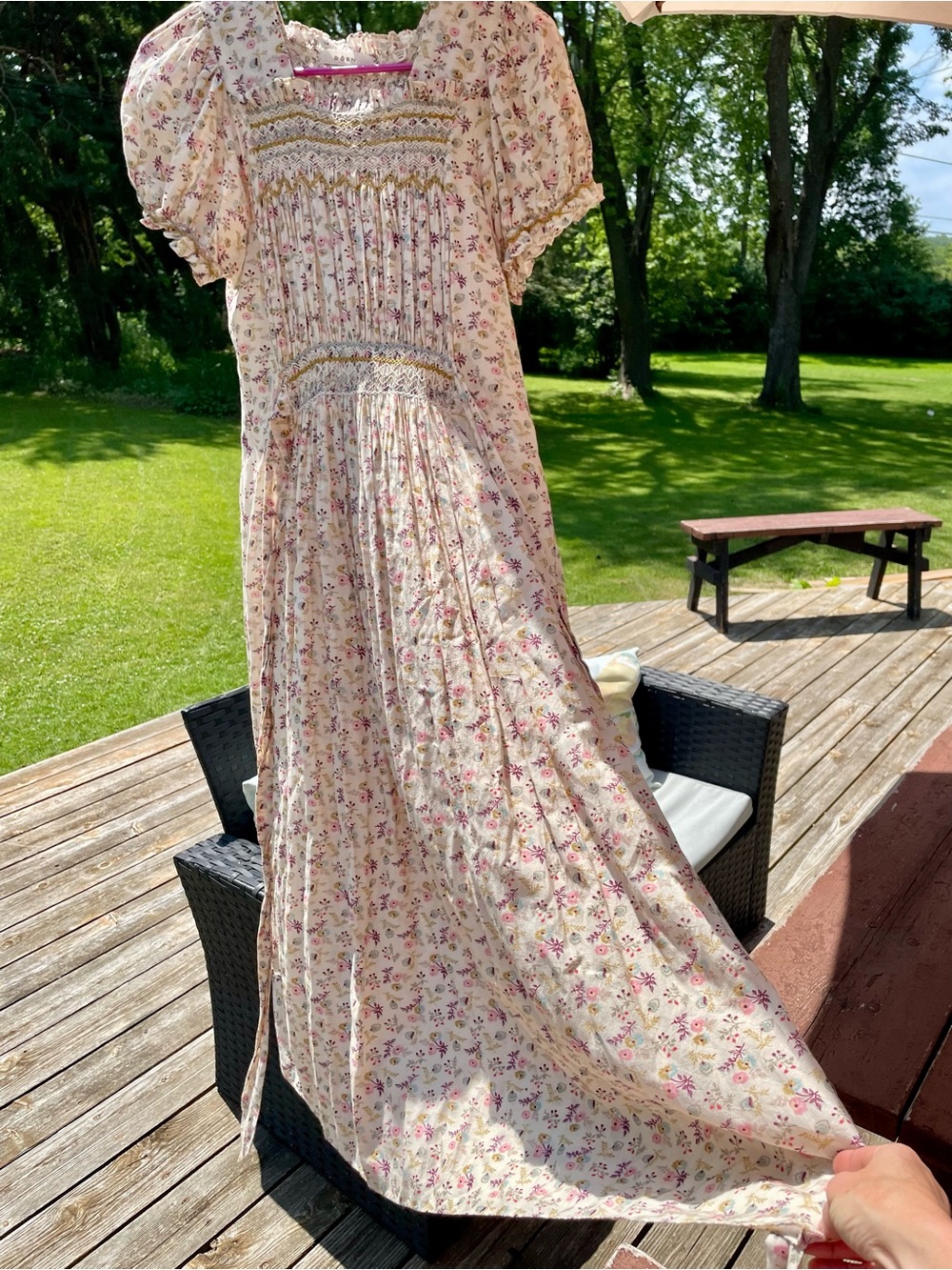 Doen Castalia dress in Feathered Floral - Picture 6 of 7